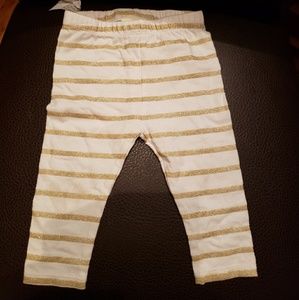 LEGGINGS CUTE GOLD AND CREAM FOR THE HOLIDAYS